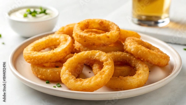 Obraz golden onion rings