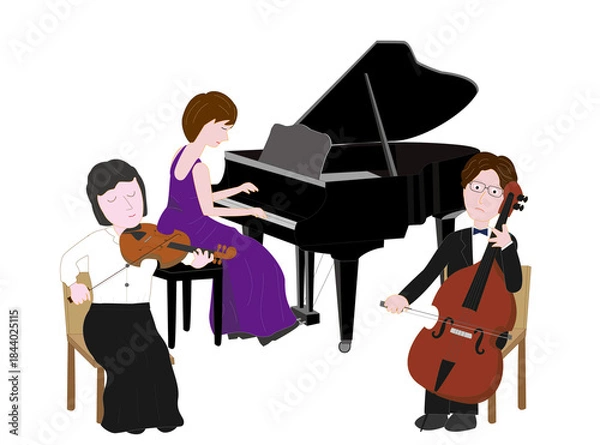 Fototapeta クラシック音楽の発表会