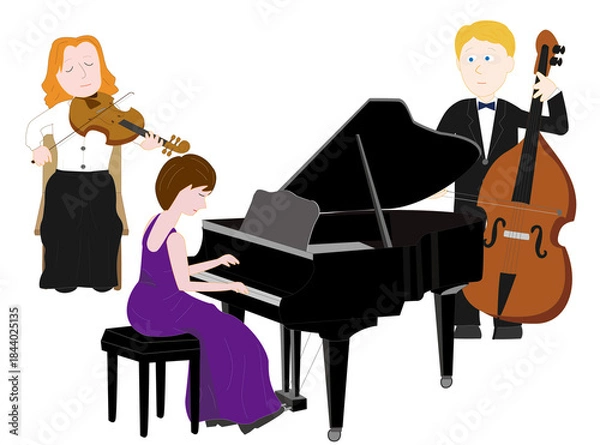 Fototapeta クラシック音楽の発表会