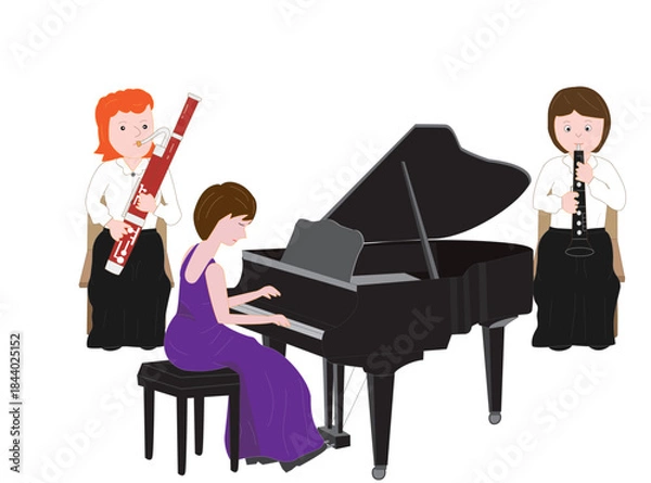 Fototapeta クラシック音楽の発表会