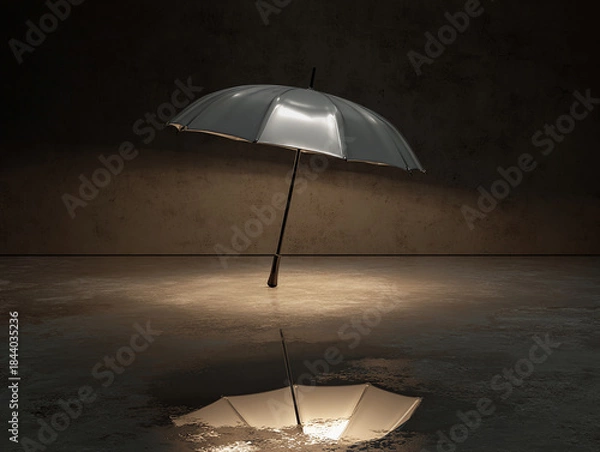 Obraz Umbrella with Light Beam
