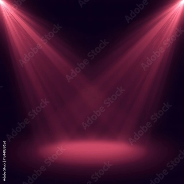 Obraz Spotlight Stage Lighting Frame