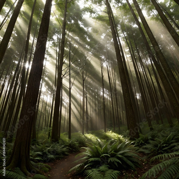 Fototapeta Forest Light and Shadows