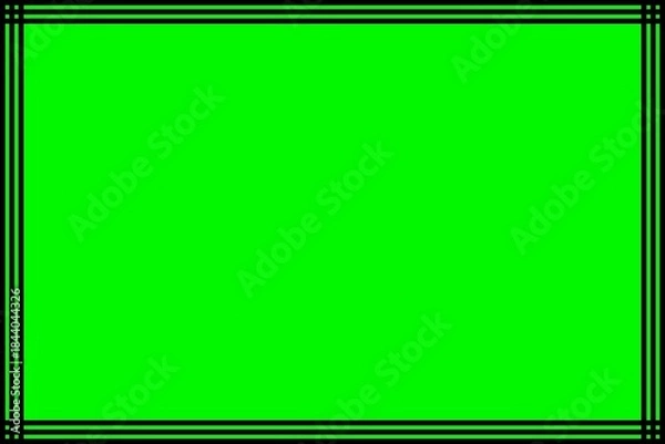 Fototapeta Simple Background Frame, Unique Background, Black and Green Color, Green Background, Unique Colors Background Design