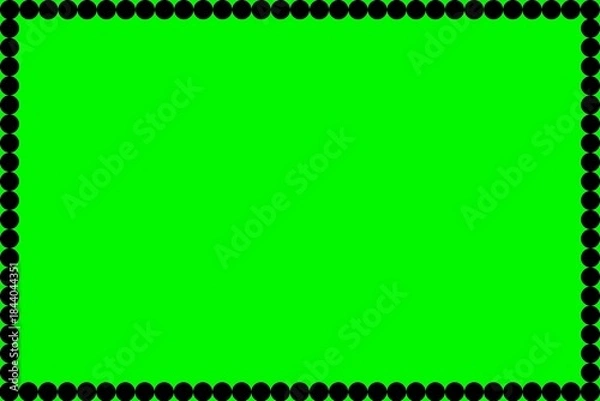 Fototapeta Simple Background Frame, Unique Background, Green and Black Color, Green Background, Unique Colors Background Design
