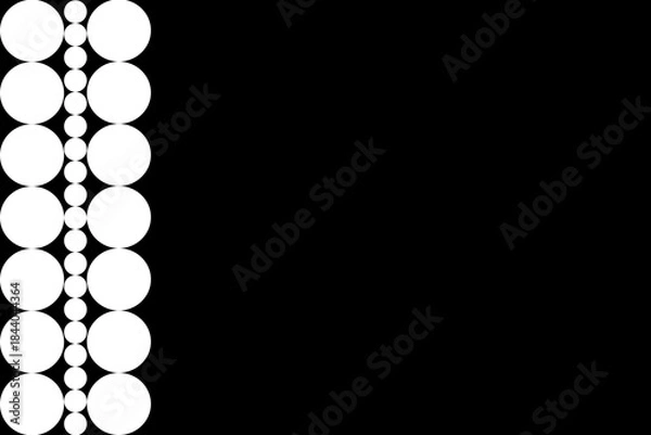 Fototapeta Simple Background Frame, Unique Background, White and Black Color, Black Background, Unique Background Design