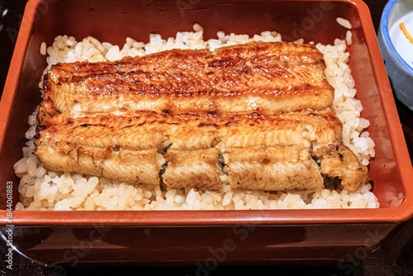 Obraz 	うな重のクローズアップ