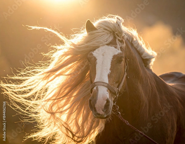 Obraz 馬　干支　生成AI　年賀状　