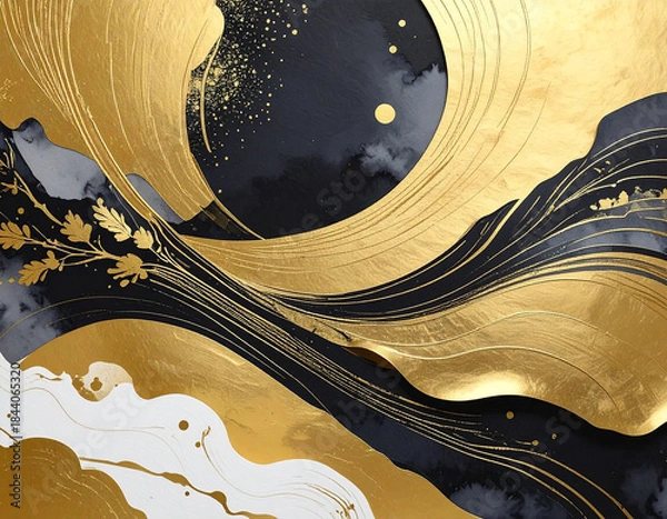 Obraz 日本　和柄　生成AI　背景