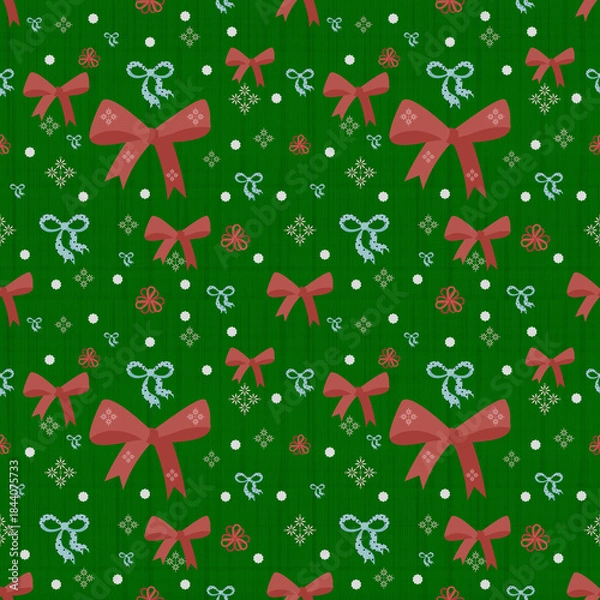 Obraz christmas seamless pattern