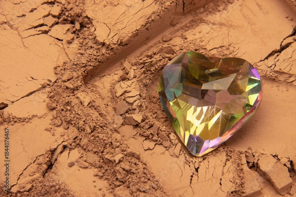 Obraz heart in the sand