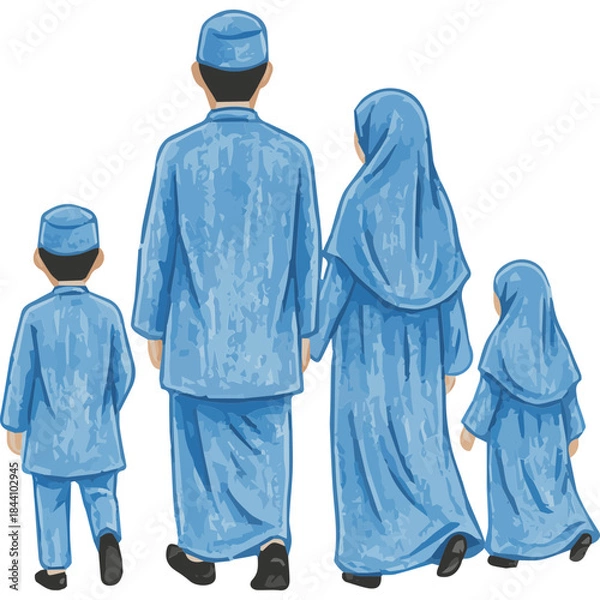 Obraz islamic family