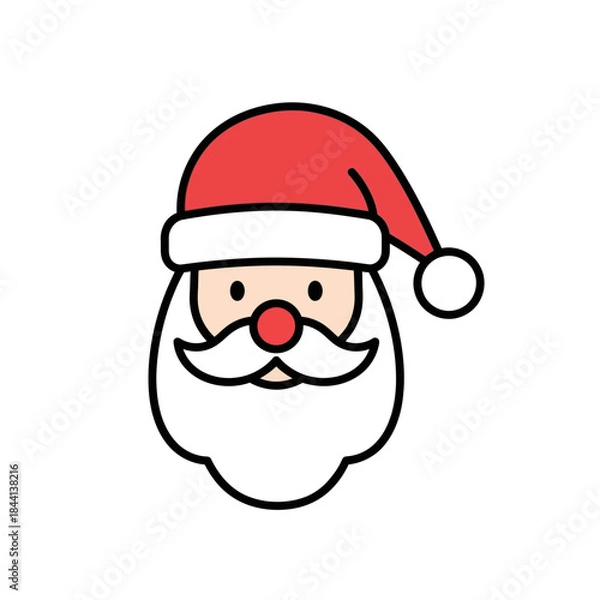 Obraz santa clause vector