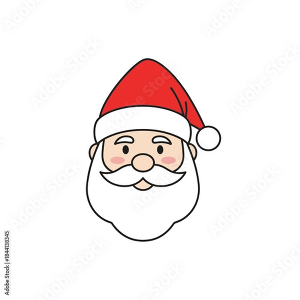 Obraz santa clause vector