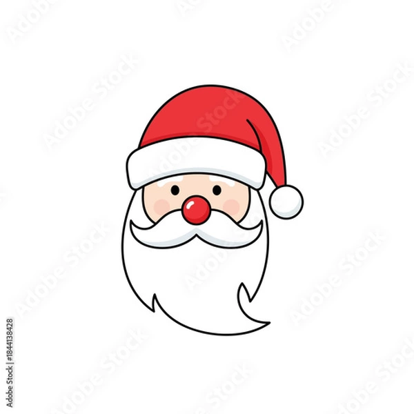 Obraz santa clause vector