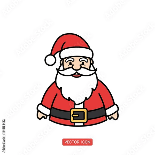 Obraz santa clause vector