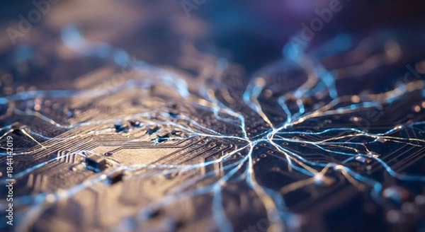 Fototapeta Circuito Impreso Abstracto