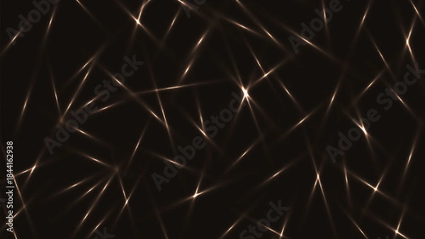 Obraz Abstract lighting burst effect on brown background.