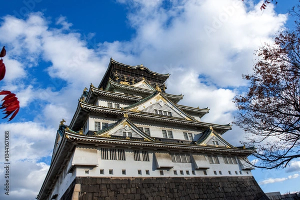 Obraz Osaka castle.