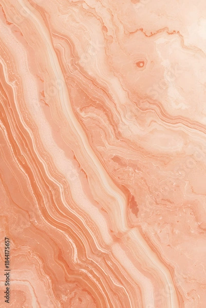 Obraz Soft Peach Marble Texture Background with Subtle Natural Patterns