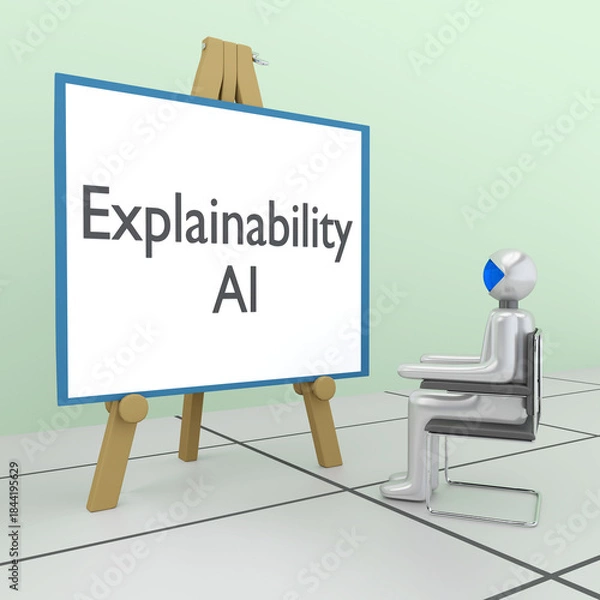 Fototapeta Explainability AI concept