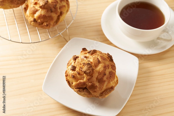 Obraz シュー・ア・ラ・クレーム　フランス菓子のイメージ