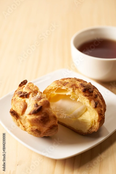 Obraz シュー・ア・ラ・クレーム　フランス菓子のイメージ