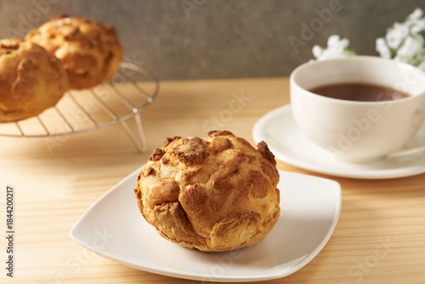 Obraz シュー・ア・ラ・クレーム　フランス菓子のイメージ