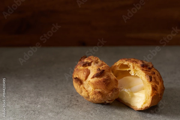 Obraz シュー・ア・ラ・クレーム　フランス菓子のイメージ