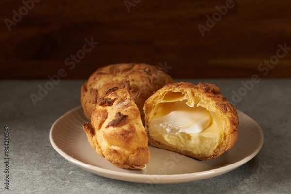 Obraz シュー・ア・ラ・クレーム　フランス菓子のイメージ