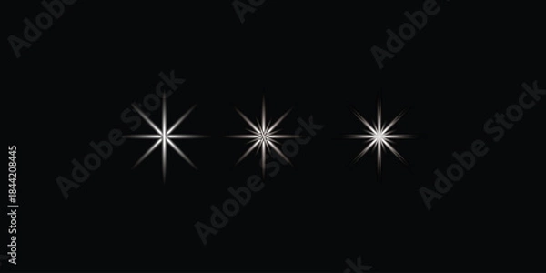 Fototapeta Vector Glow Effect design fully editable high quality