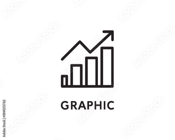 Fototapeta Graphic icon vector design illustration