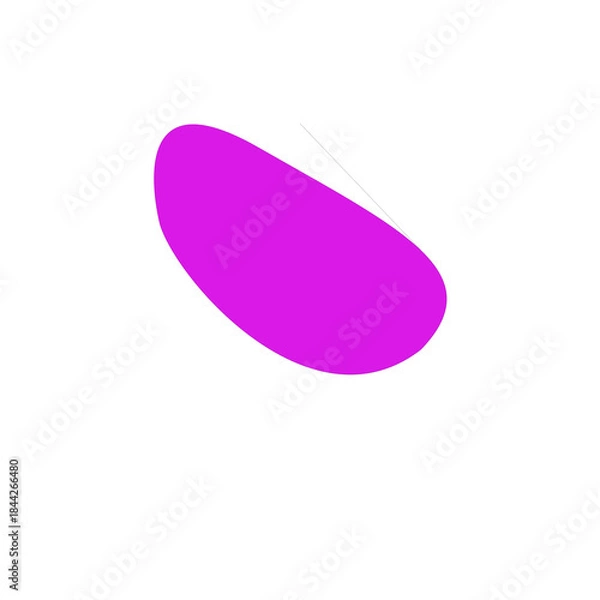 Fototapeta Abstract Shape art in purple colour