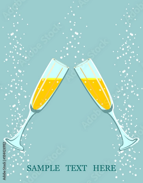 Fototapeta Karta w okularach