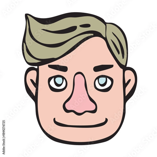 Fototapeta アイコン_人物・男性・外国人・国籍