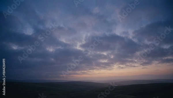Fototapeta cloudy sunrise