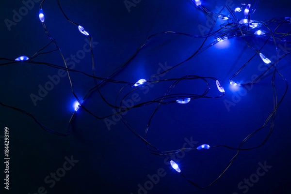 Obraz Christmas lights background