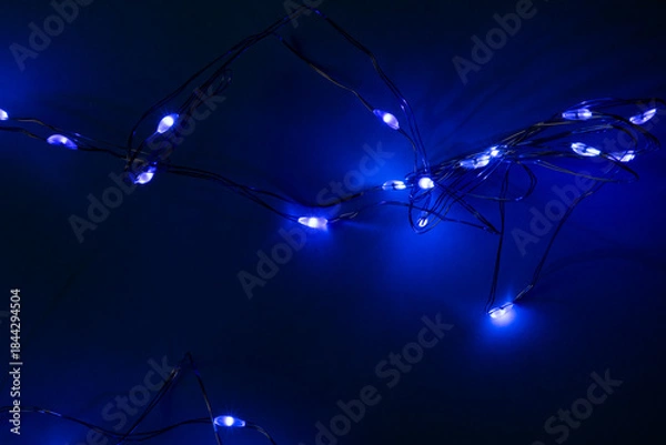 Obraz Christmas lights background