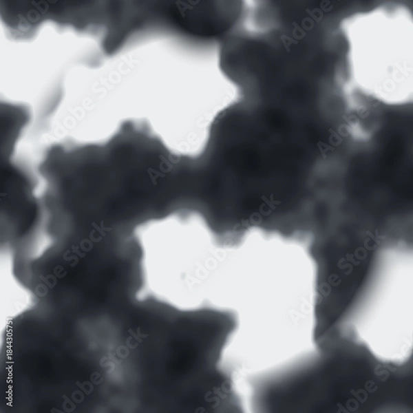 Obraz Abstract dark and light cloud like shapes