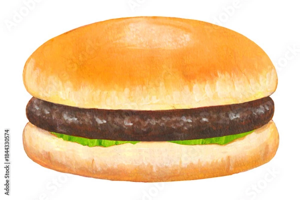 Obraz ハンバーガーのイラスト
