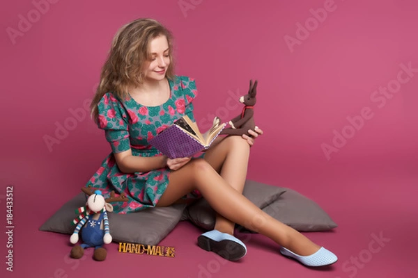 Fototapeta Cute homemade background isolated