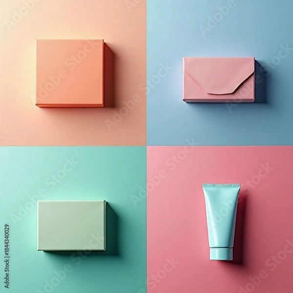 Obraz Abstract Stock Asset: Packaging Design Concept