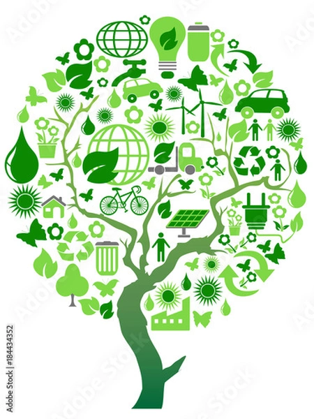 Obraz green environment eco tree