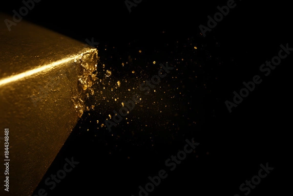 Obraz dark background with glitter