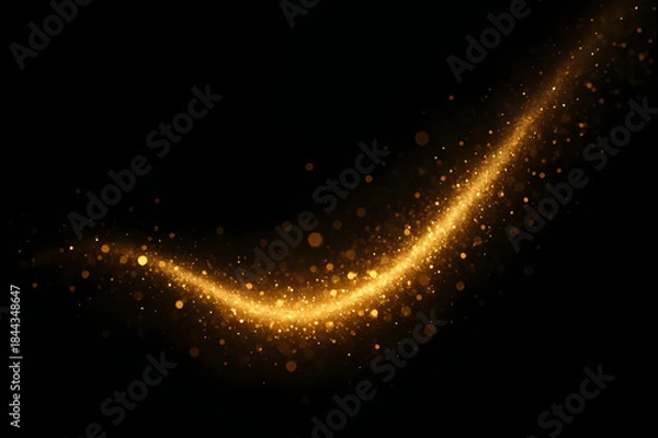 Obraz dark background with glitter, abstract glowing lines, abstract fire background