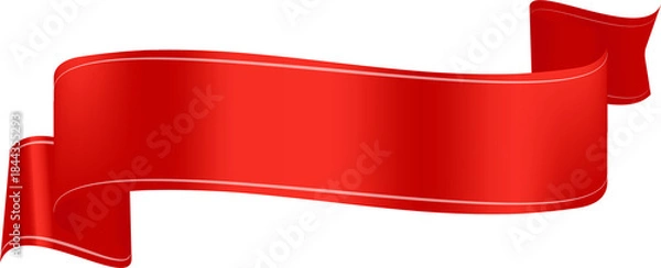 Obraz Ribbon gift packed wrapping ribbon wedding elements