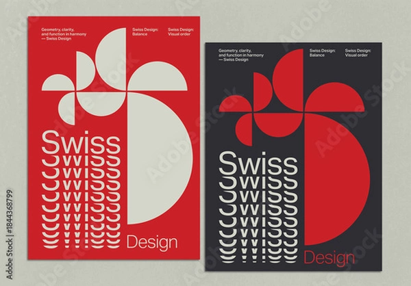 Obraz International Style Minimalist Poster Template