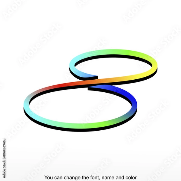 Obraz Infinity Color Logo Template Design Vector