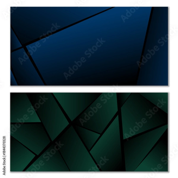 Fototapeta Abstract polygonal pattern. Background design