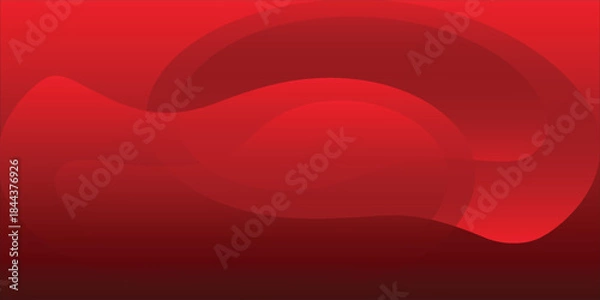 Fototapeta Red abstract background. Dynamic shapes composition. Eps10 vector